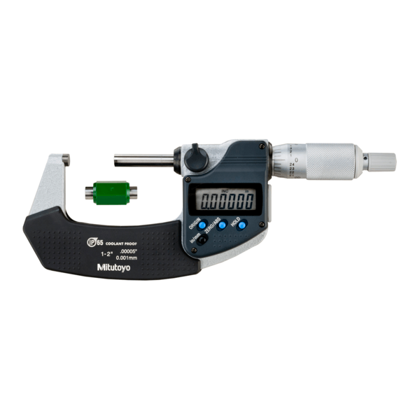 Mitutoyo 293-331-30 Digital Micrometer 1-2" (IP65 Coolant Proof)