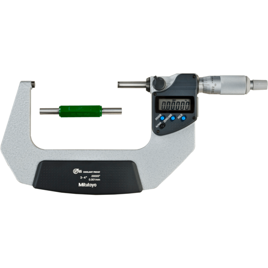 Mitutoyo 293-333-30 Digital Micrometer 3-4" (IP65 Coolant Proof) - KHM Megatools Corp.
