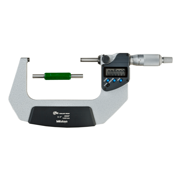Mitutoyo 293-333-30 Digital Micrometer 3-4" (IP65 Coolant Proof)