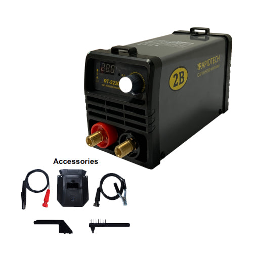 2B RT-S220 IGBT Inverter Mini MMA Welding Machine (Rapidtech Series)
