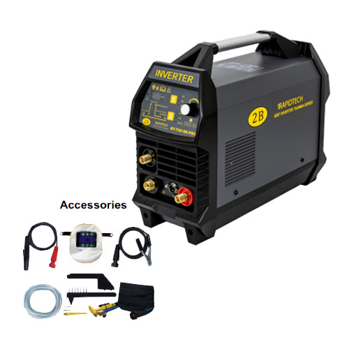 2B RT-TIG180-PRO IGBT Inverter TIG/MMA Welding Machine (Rapidtech Series)