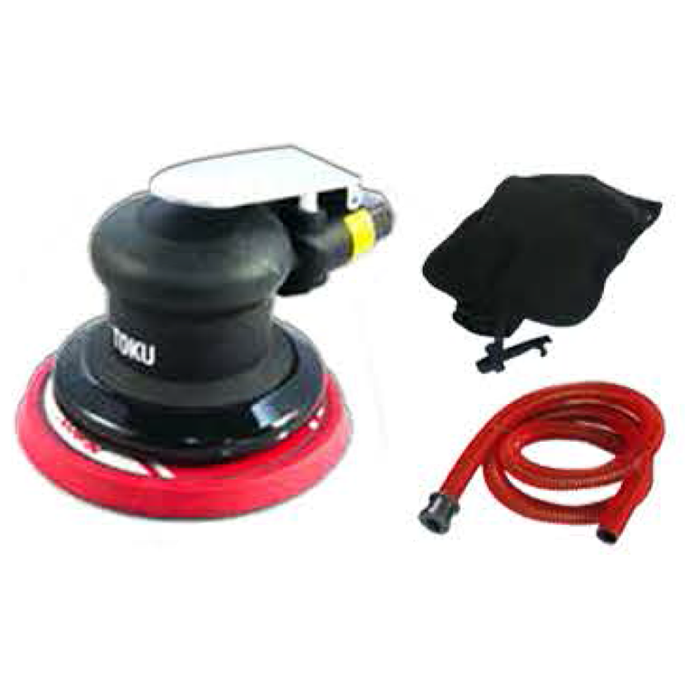 Toku ES-680G5 Pneumatic Air Orbital Sander 5" with Vacuum