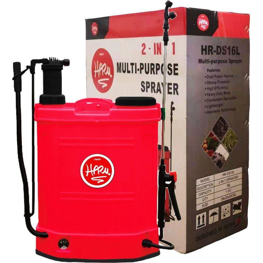 Haru HR-DS16L 2in1 Battery / Manual Knapsack Sprayer 16L | Haru by KHM Megatools Corp. Main image