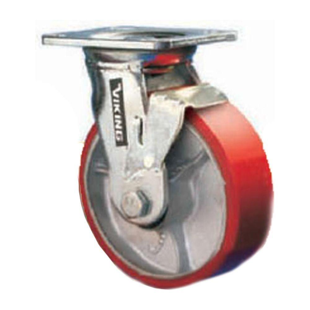Viking Heavy-Duty PU on Cast Iron Wheel (713) (Swivel) | Viking by KHM Megatools Corp.