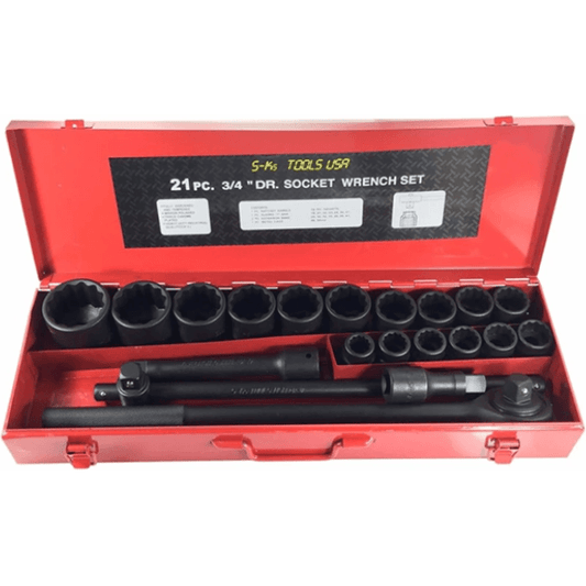 S-Ks 3/4" Drive Impact Socket Wrench Set 19-50mm (21pcs) - KHM Megatools Corp.