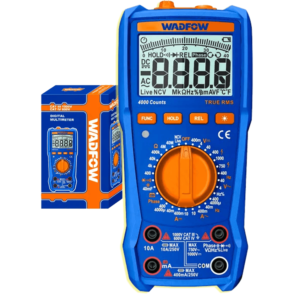 Wadfow WDM2502 Digital Multimeter 4000-Counts - KHM Megatools Corp. Main image