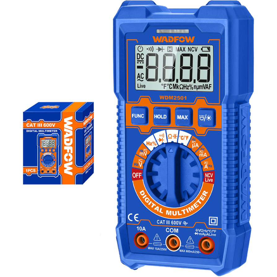 Wadfow WDM2501 Digital Multi Meter 6000-Counts - KHM Megatools Corp. Main image