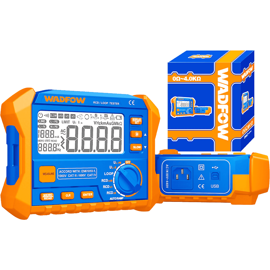 Wadfow WDM9506 RCD/Loop Tester - KHM Megatools Corp.