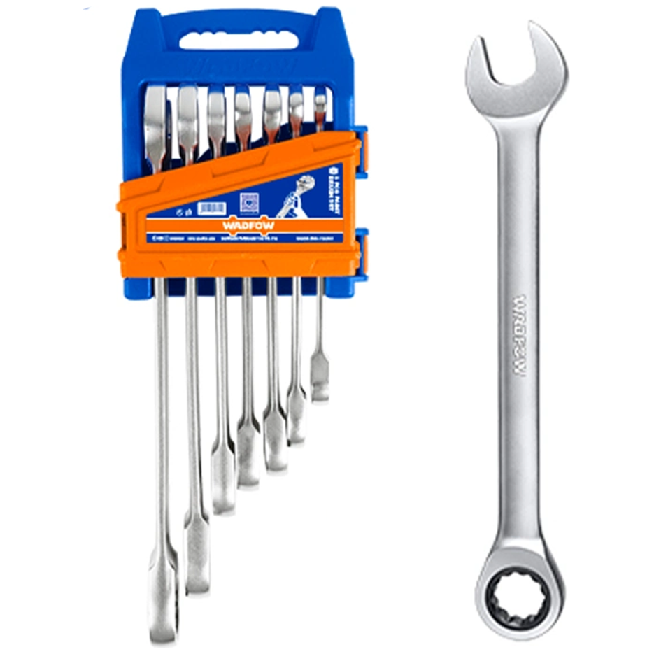 Wadfow WSP4207 Rachet Spanner 8-19MM 7Pcs | Wadfow by KHM Megatools Corp. Main image