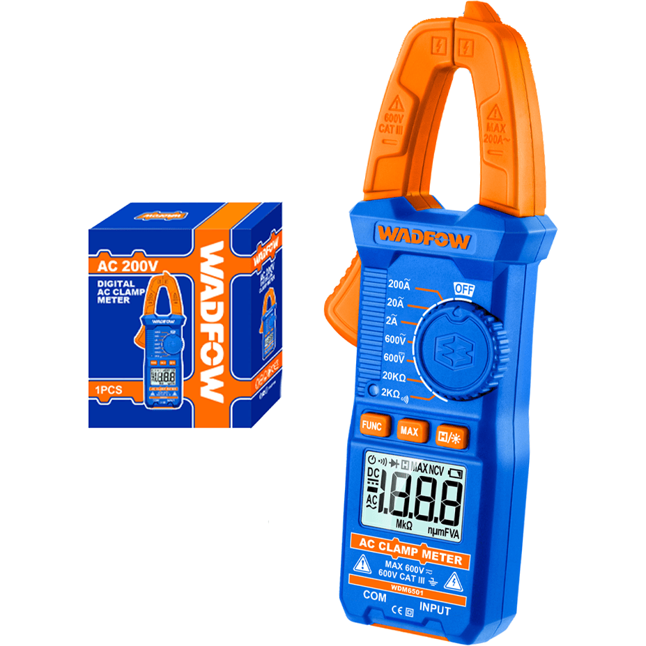 Wadfow WDM6501 Digital AC Clamp Meter - KHM Megatools Corp.