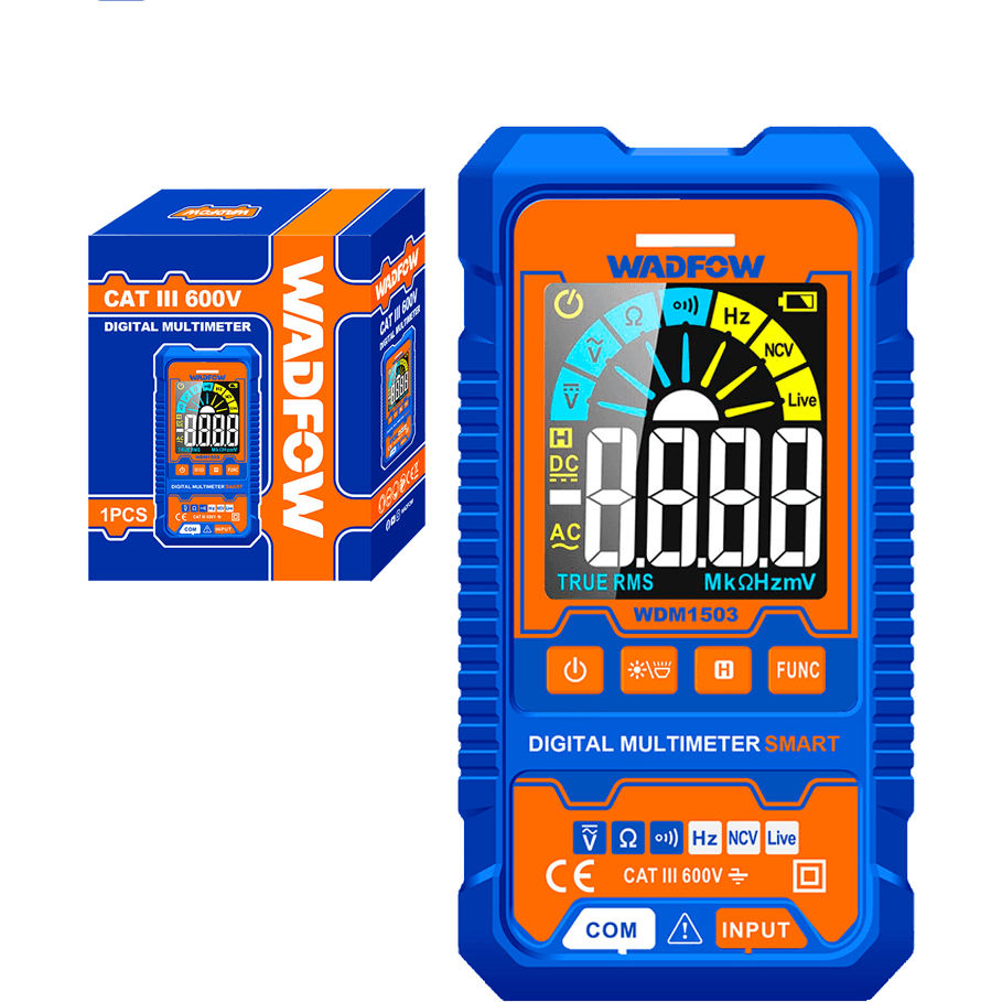 Wadfow WDM1503 Digital Multi Meter 4000-Counts - KHM Megatools Corp. Main image