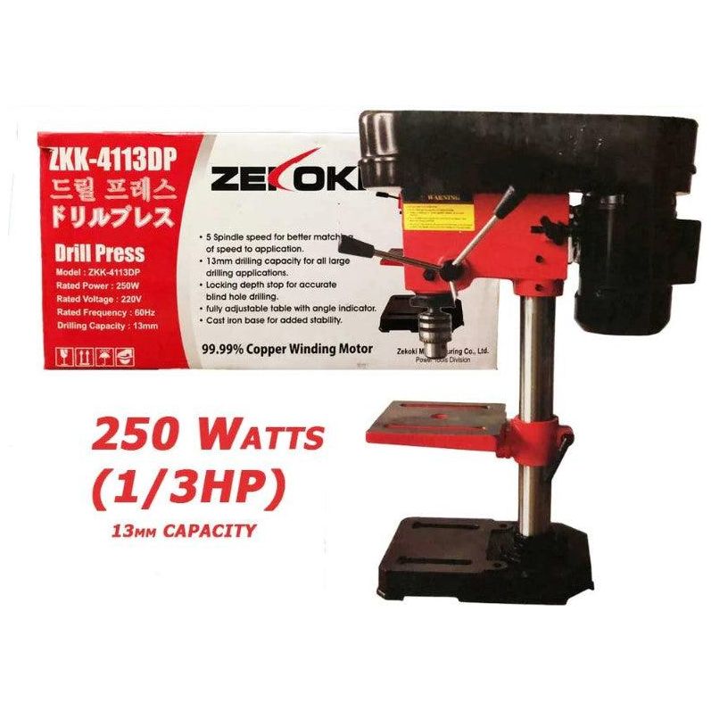 Zekoki ZKK-4113DP Bench Drill Press 250W(1/3HP) - KHM Megatools Corp.