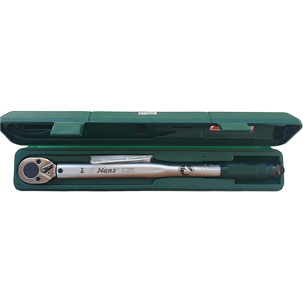 Hans 4170NF Click Torque Wrench 1/2" Drive x 30-150 ft.lb. 18" - KHM Megatools Corp. Main image