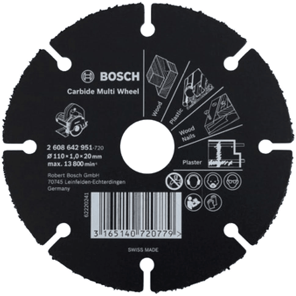 Bosch Carbide Multi Wheel 4" 2608643066