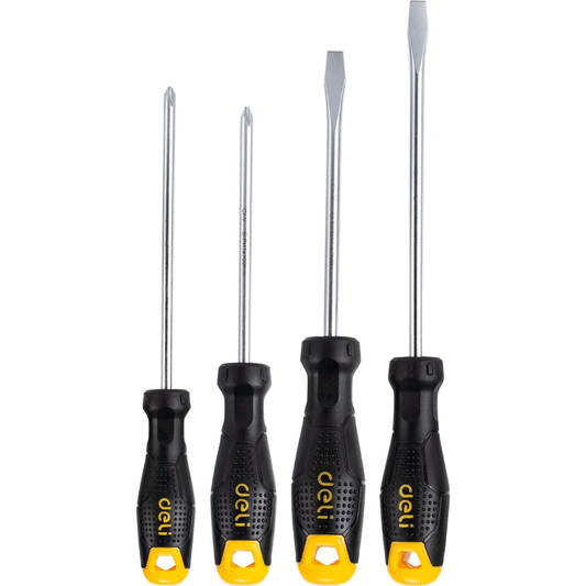 Deli EDL620004 4pcs Screwdriver Set | Deli by KHM Megatools Corp.