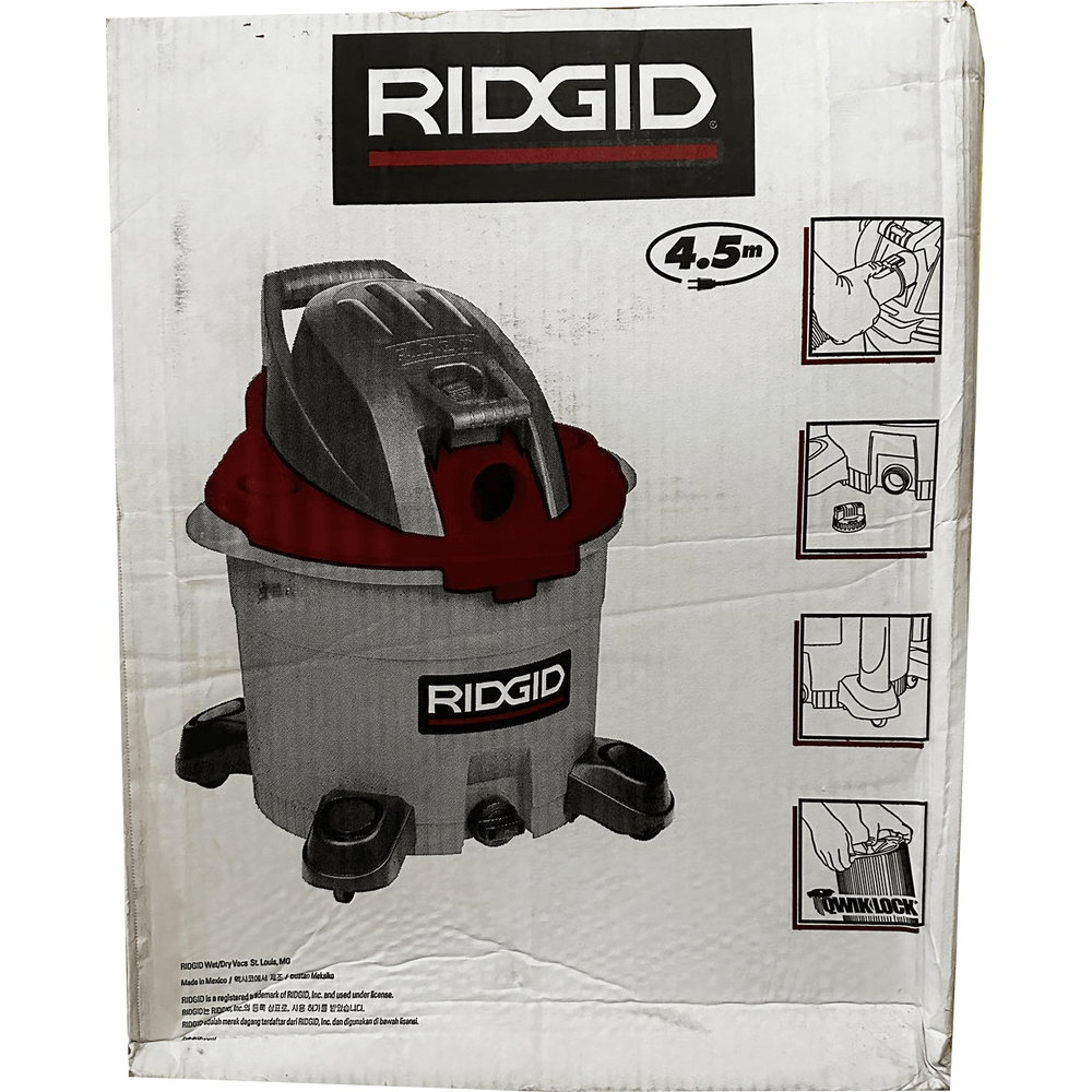 Ridgid WD1255ND Wet & Dry Vacuum (12 Gal) 45L - KHM Megatools Corp.
