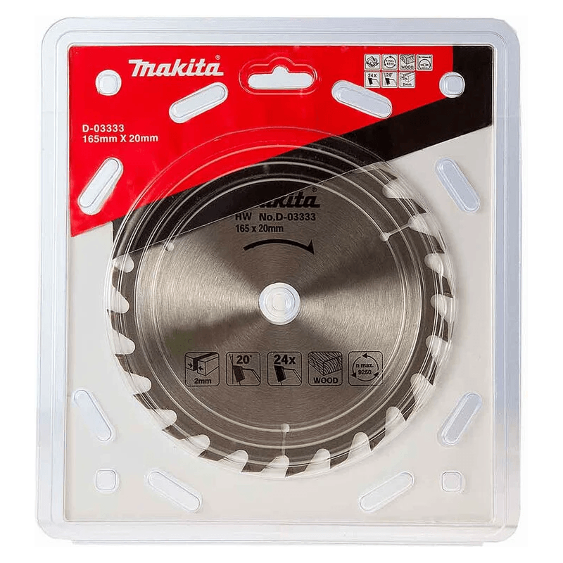 Makita D-03333 Circular Saw Blade 6-1/4" x 24T for Wood - KHM Megatools Corp.