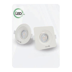 Omni LED Mini Recessed Movable Downlight Round Swivel (8W) - KHM Megatools Corp.