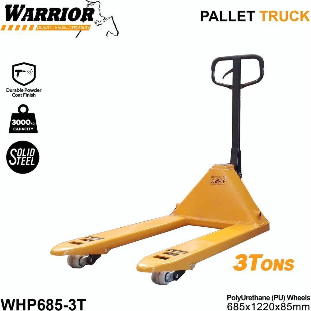 Warrior WHP685-3T Pallet Truck 3 Tons | Warrior by KHM Megatools Corp. Main image