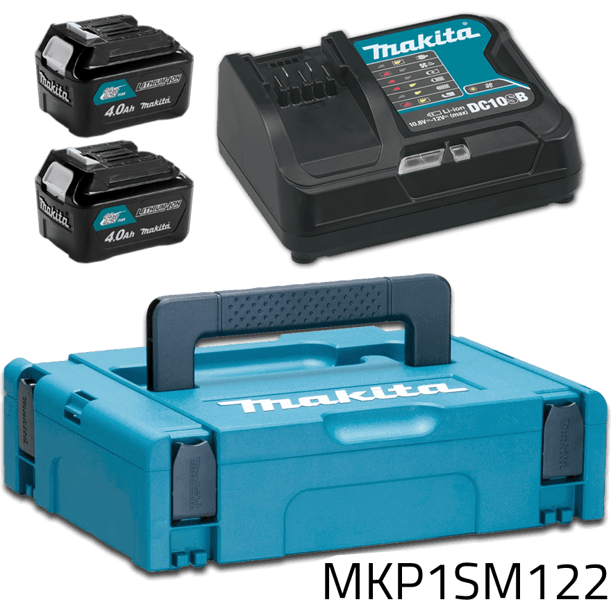 Makita MKP1SM122 Power Source Kit / Battery & Charger Set CXT (197641-2) 4.0Ah