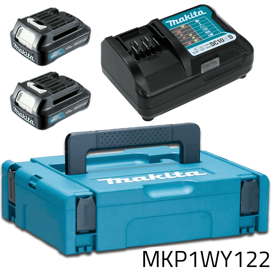 Makita MKP1WY122 Power Source Kit / Battery & Charger Set CXT (197644-6) 1.5Ah