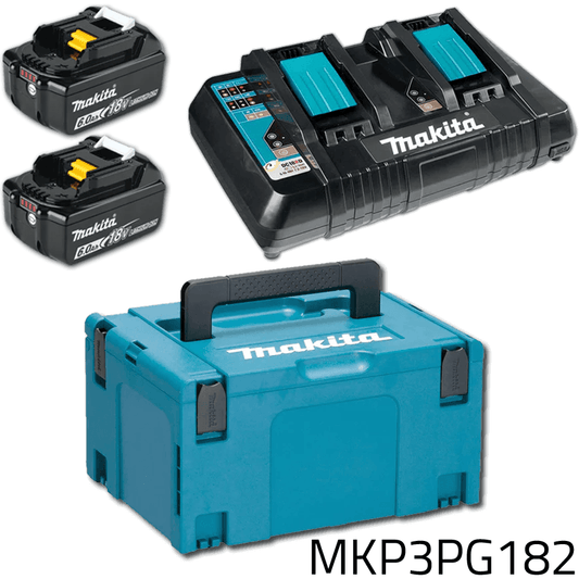 Makita MKP3PG182 18V LXT Power Source Kit / Battery & Charger Set (6.0Ah) [198077-8] - KHM Megatools Corp.