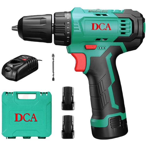 DCA ADJZ23-10i EK 12V Brushless Cordless Hammer Drill 10mm [Kit]