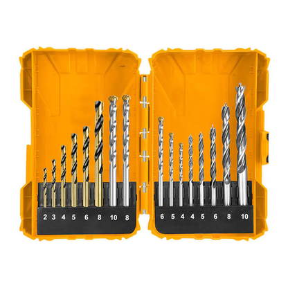 Ingco AKDL11601 16pcs Metal Concrete and Wood Drill Bit Set | Ingco by KHM Megatools Corp.