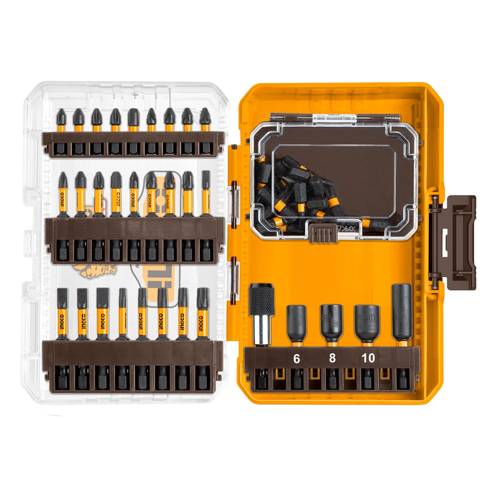 Ingco AKDL25106 Impact Screwdriver Bit Set 51PCS