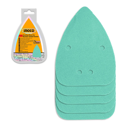 Ingco AKTS931331 Triangular Sanding Sheet Set 93x133MM 50Pcs | Ingco by KHM Megatools Corp.