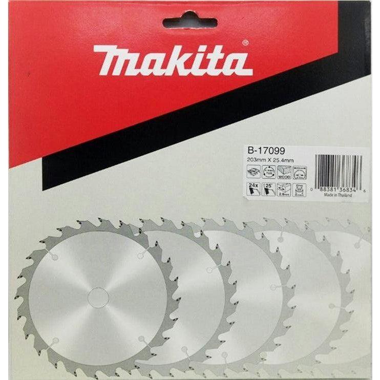 Makita B-17099 Circular Saw Blade 8" x 24T for Wood - KHM Megatools Corp.