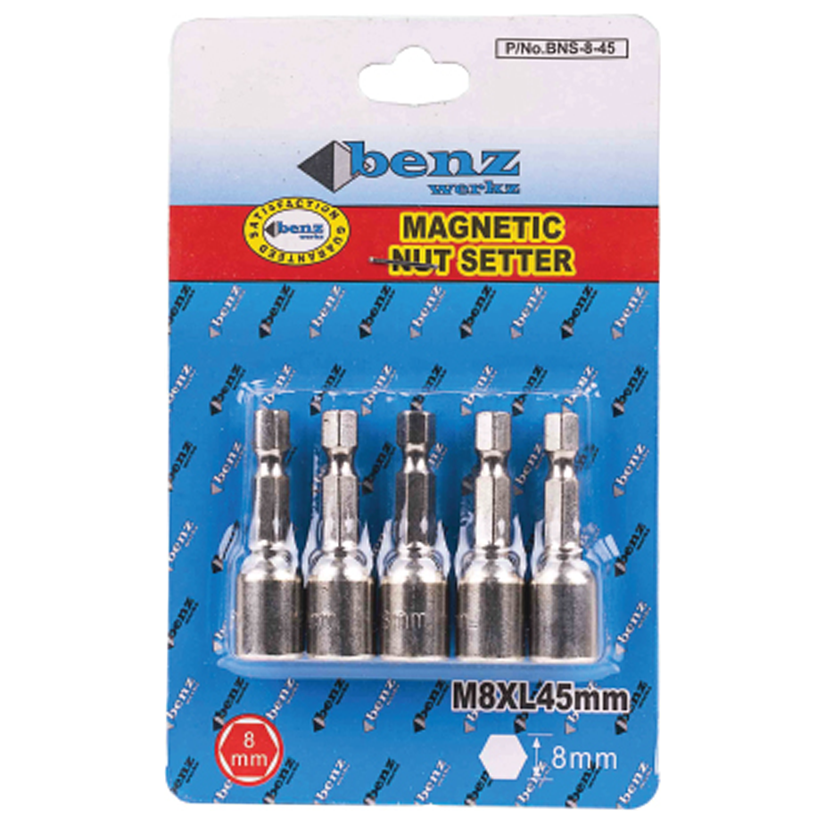 Benzwerkz Magnetic Nutsetter Set 5pcs 48MM