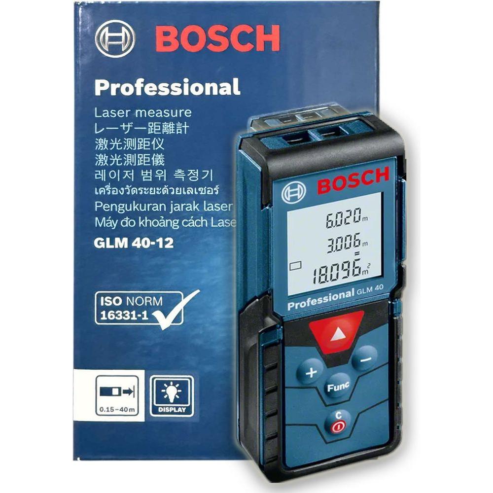 Bosch GLM 40-12 Laser Rangefinder [40 meters] | Bosch by KHM Megatools Corp. Main image
