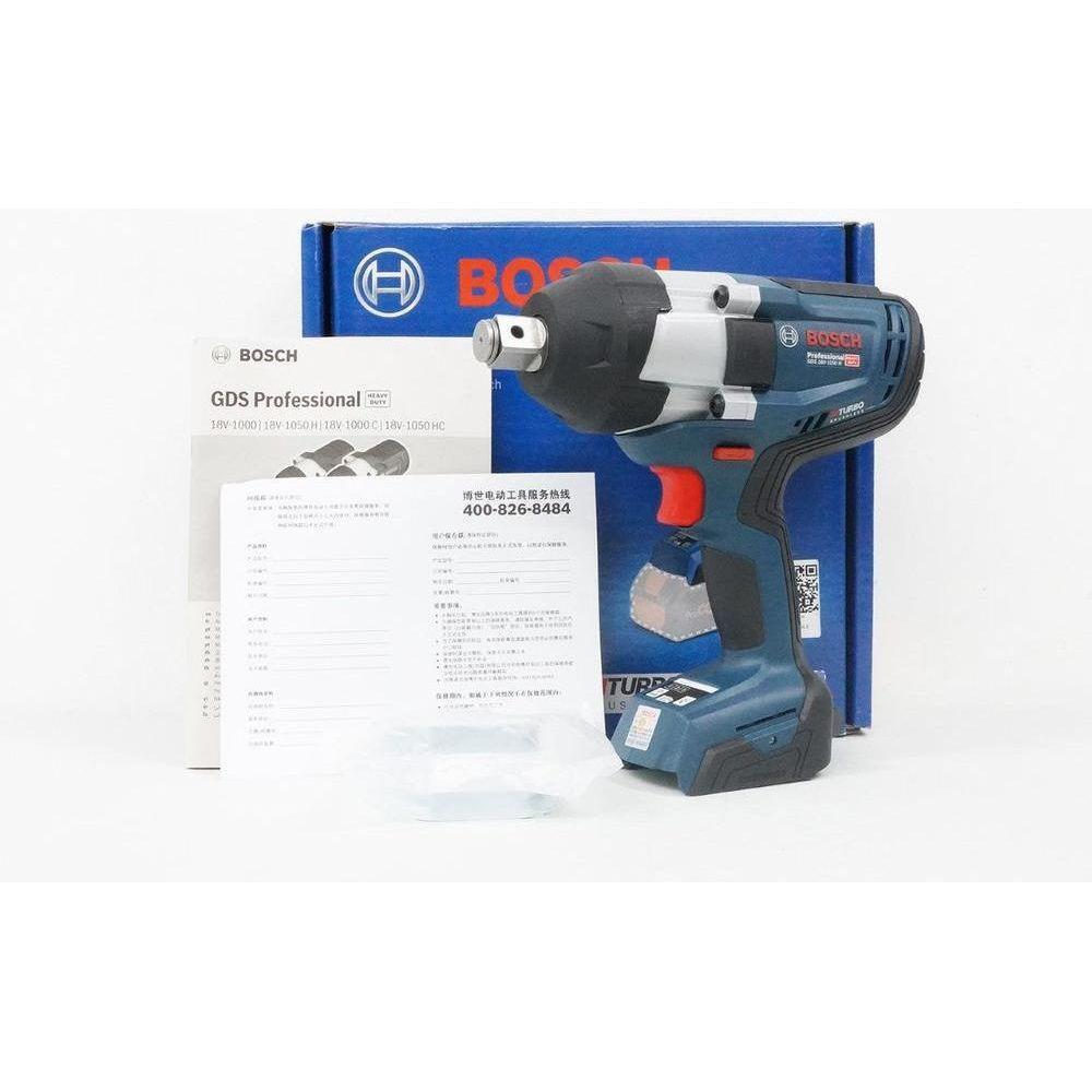 Bosch Professional GDS 18V-1050 H 1/2" Impact Wrench - Brushless, 1050 Nm Torque, Blue (Tool Only)