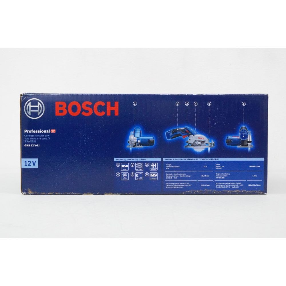 Bosch GKS 12V-Li Cordless Circular Saw 3" (85mm) 12V [Bare]
