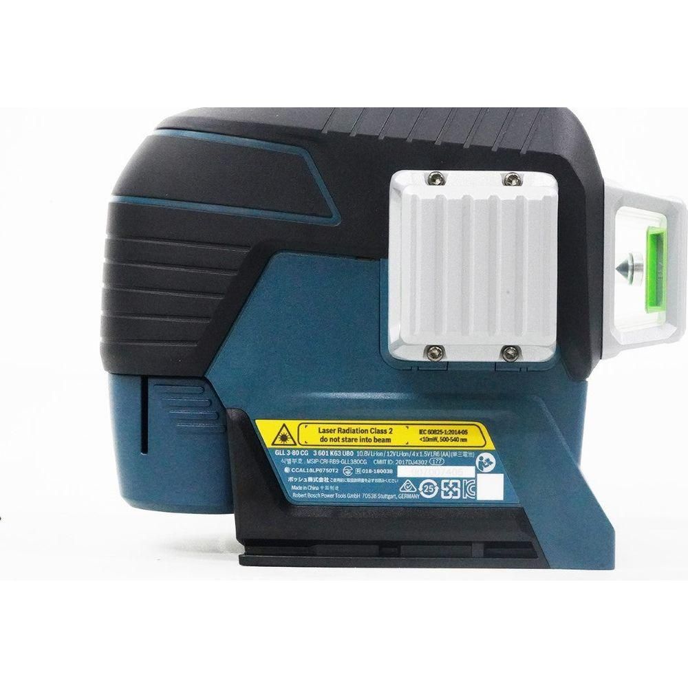 Bosch GLL 3-80 CG Line Laser Level (Green Laser) [3x 360° Lines] (100 meters) | Bosch by KHM Megatools Corp.