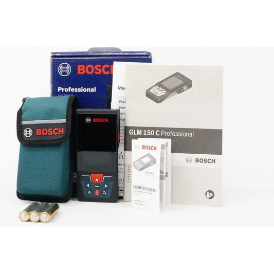 Bosch GLM 150 C Laser Rangefinder / Distance Measurer with Camera (150 meters) | Bosch by KHM Megatools Corp.