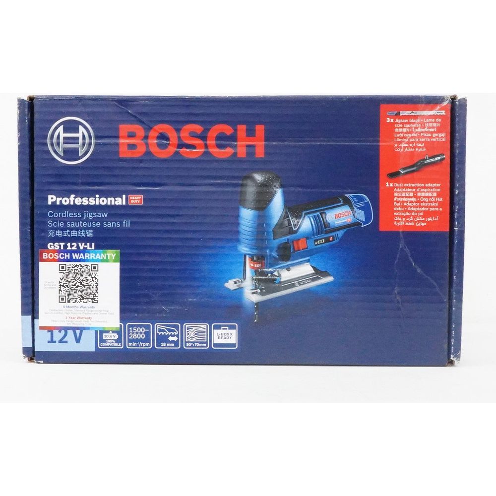 Bosch GST 12 V-LI Cordless Jigsaw (Bare) 12V SDS