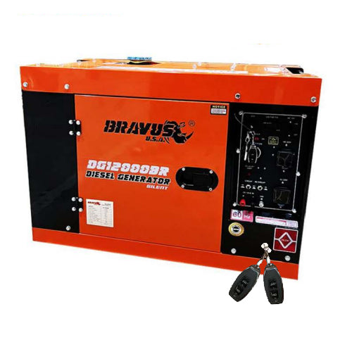 Bravus DG12000BR2.2 Diesel Generator Silent Type 12kVa (w/ add-on switch on/off and Remote System)