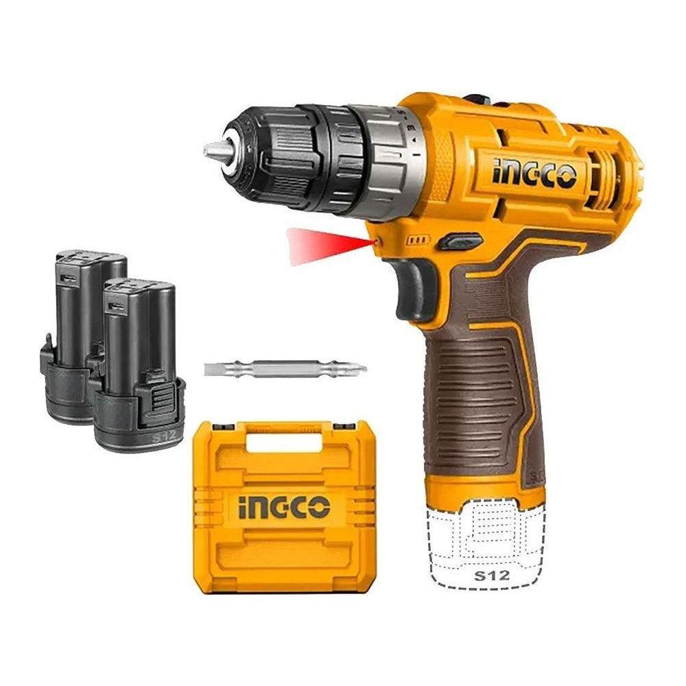 Ingco Cdli12202 Li-ion Cordless Drill 12v