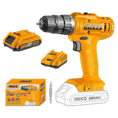 Ingco CDLI20032 Li-Ion Cordless Drill 20V - KHM Megatools Corp.