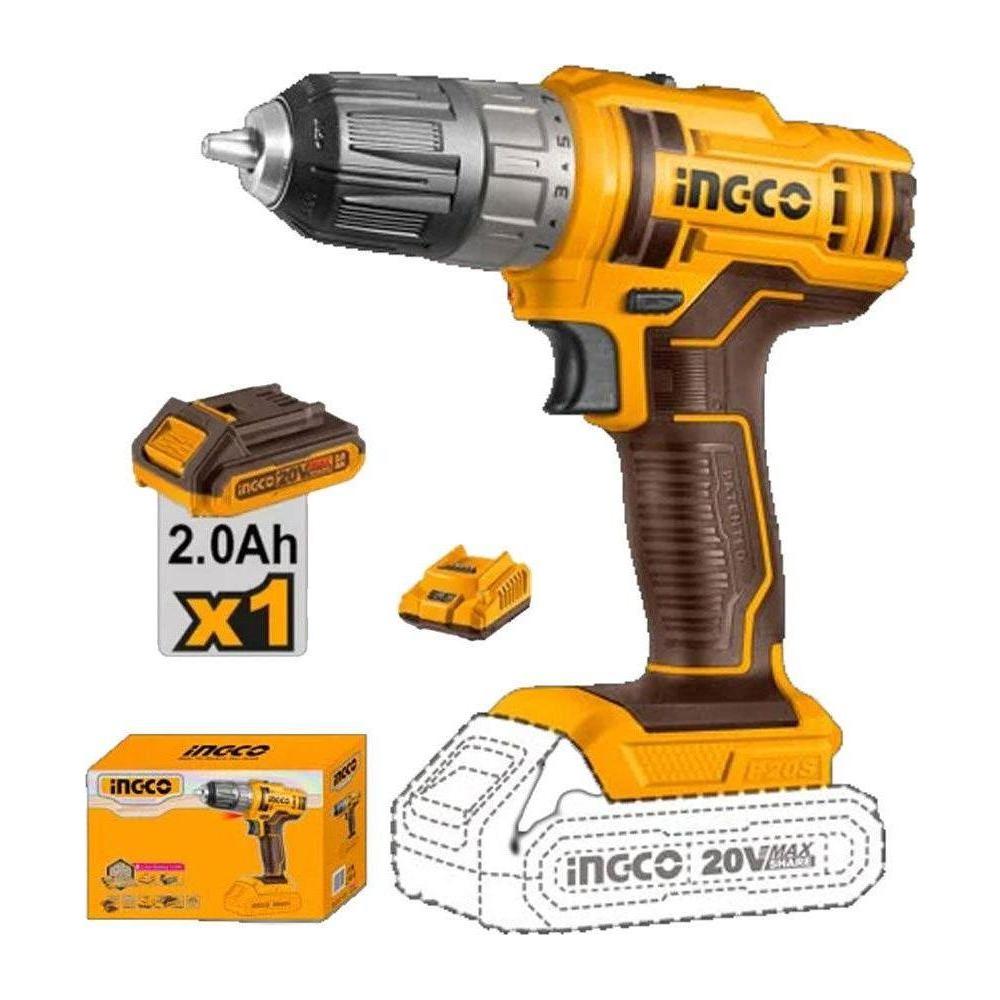 Ingco CDLI200518 Li-Ion Cordless Drill 20V - KHM Megatools Corp.