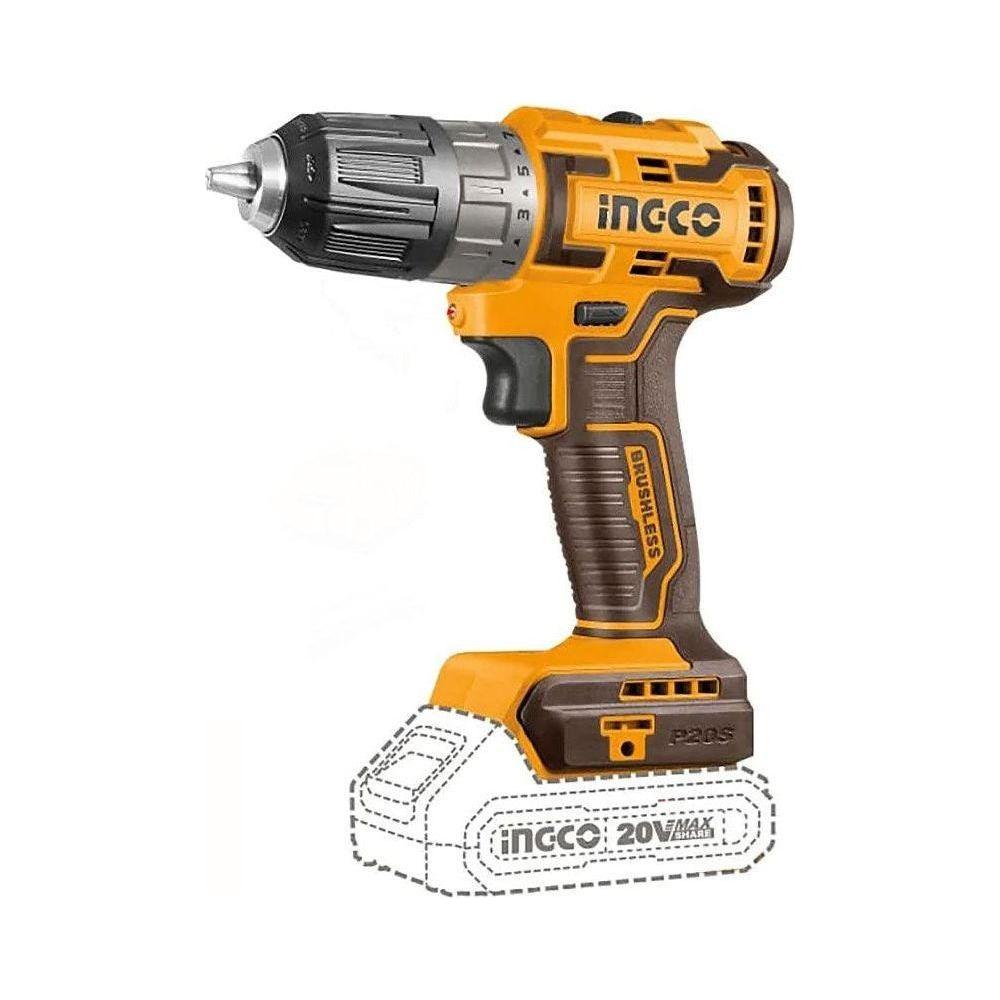 Ingco CDLI20508 Li-Ion BL Cordless Drill 20V - KHM Megatools Corp.