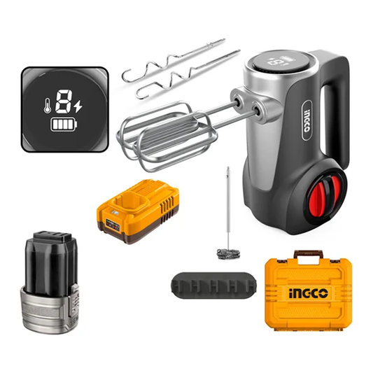 Ingco CHM023K Cordless Hand Mixer 125W 16V 2.0AH | Ingco by KHM Megatools Corp.