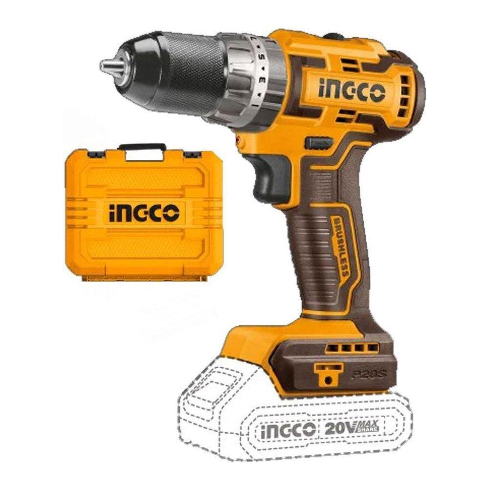 Ingco CIDLI20605 BL Li-Ion Impact Drill 20V 13mm - KHM Megatools Corp.