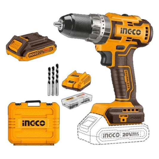 Ingco CIDLI20605 BL Li-Ion Impact Drill 20V 13mm - KHM Megatools Corp.