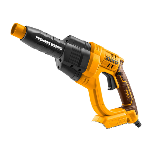 Ingco CPWLI20082 Cordless Li-Ion High Pressure Washer 20V 2.0AH | Ingco by KHM Megatools Corp.
