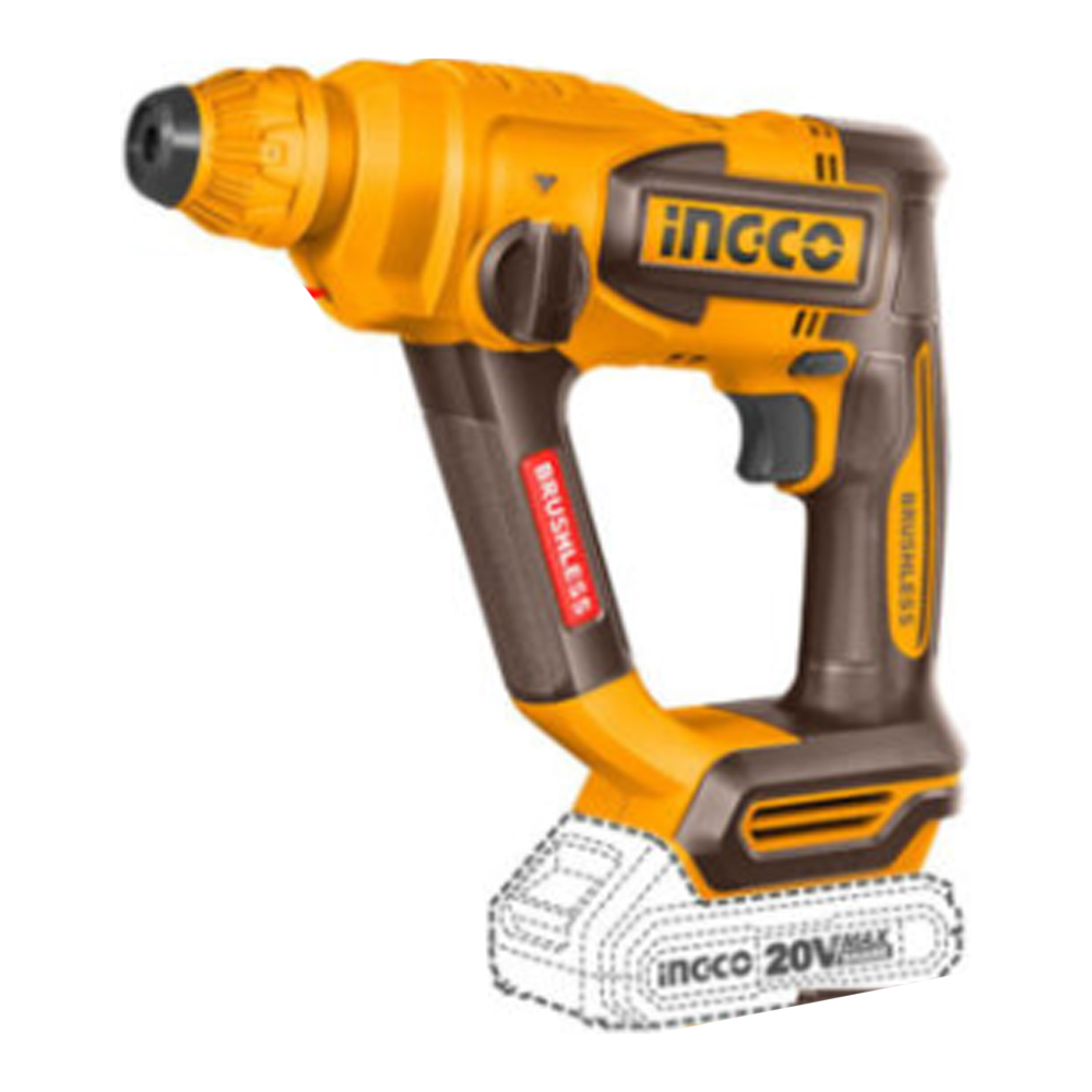 Ingco CRHLI201881 Cordless BL Li-Ion Rotary Hammer Drill 20V 2.0AH | Ingco by KHM Megatools Corp. Main image