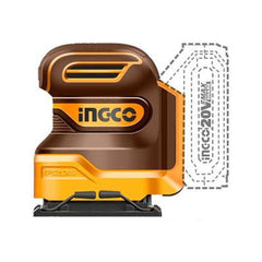 Ingco CSHSLI20141 Li-Ion Sheet Sander 20V - KHM Megatools Corp.