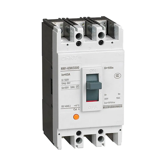 Chint NM1-63H/3300 Moulded Case Circuit Breaker (Type H-3 Pole MCCB) | Chint by KHM Megatools Corp.